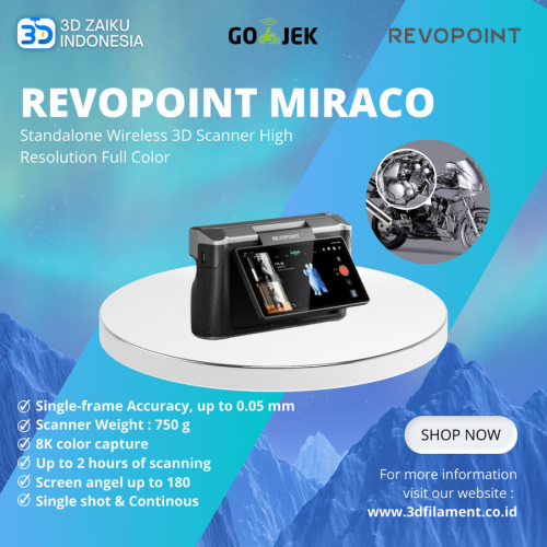 Revopoint Miraco Standalone Wireless 3D Scanner High Resolution Full Color - Miraco 16GB